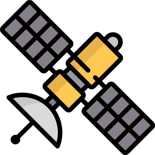 A satellite illustration